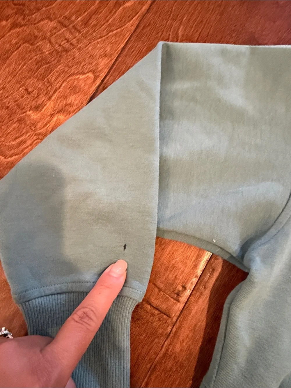 Old Navy Girls Hooded Cropped Zip Front Sweatshirt - Teal Blue